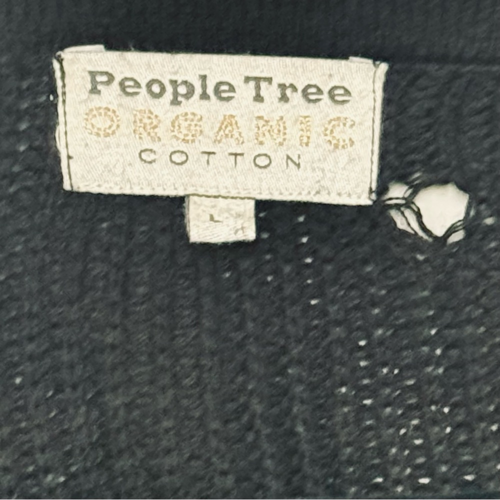 People Tree Classic Black Cardigan 🎍 - Picture 2 of 6